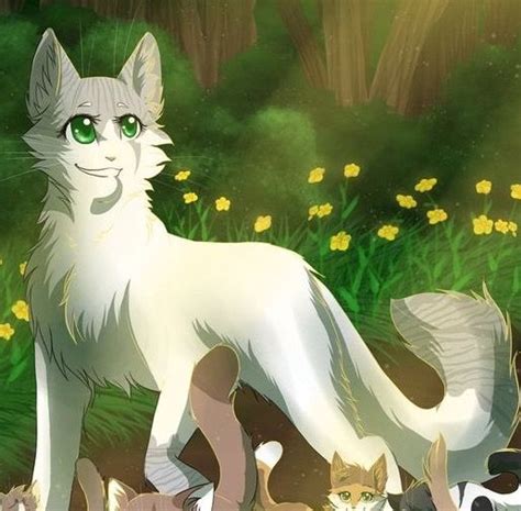 Frostflower A Riverclan Queen With Lots Of Kits She Loves Them All