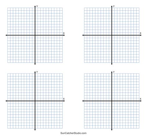 Graph Paper With Numbered Coordinates Up To 20