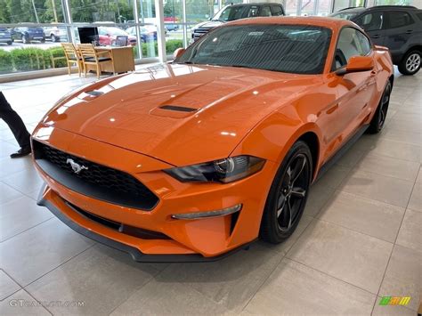 Twister Orange 2020 Ford Mustang Ecoboost Fastback Exterior Photo