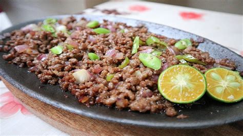 pinoy sizzling ground beef sisig easy and simple youtube