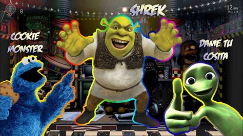 Five Nights At Freddys Ultimate Custom Night Mods Shrek In Fnaf