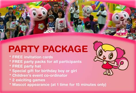 Kya's birthday party (package price based on up to 10 guests. Mollyfantasy Malaysia