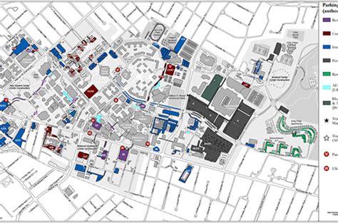 University Of Kentucky Campus Map Map