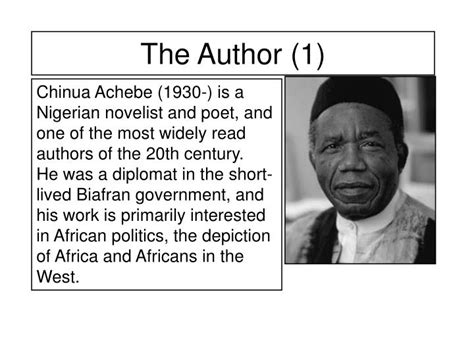 Civil Peace By Chinua Achebe Pdf - PPT - Civil Peace PowerPoint Presentation - ID:4699903