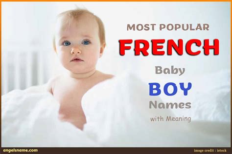 Most Popular French Baby Boy Names With Meaning