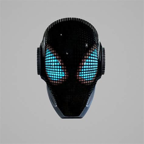 Spider Man Miles Morales Helmet Mask 2020 For Eva Foam Etsy
