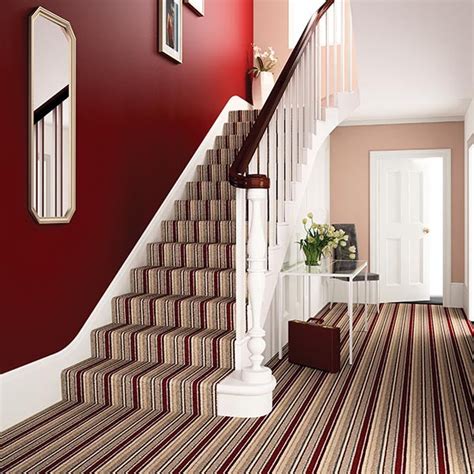 Red Striped Stair Carpet Ubicaciondepersonascdmxgobmx