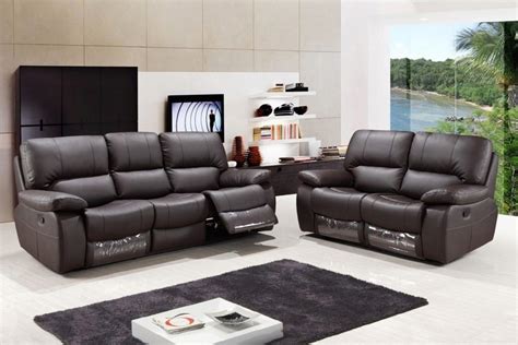 Camel Color Leather Power Reclining Sofa And Loveseat Set 2pcs Modern