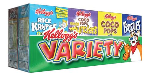 Kellogg S Variety Packs We Used To Take These On Holiday With Us All