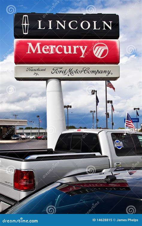 Ford Lincoln Mercury Dealership Sign Editorial Photo Cartoondealer