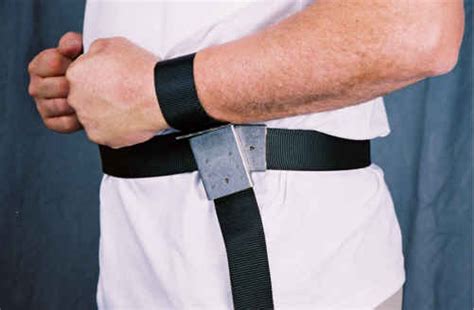 The Grip Waist Belt With Rotating Wrist Restraints