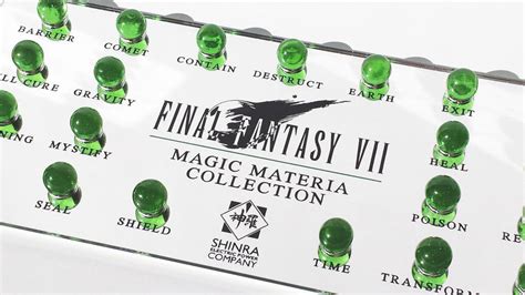 Magic Materia Collection Final Fantasy Vii By Chinookcrafts On Deviantart