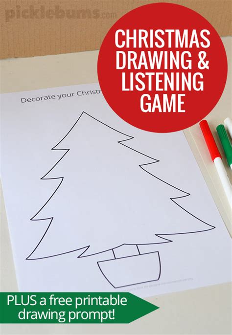 Christmas Drawing And Listening Game Picklebums