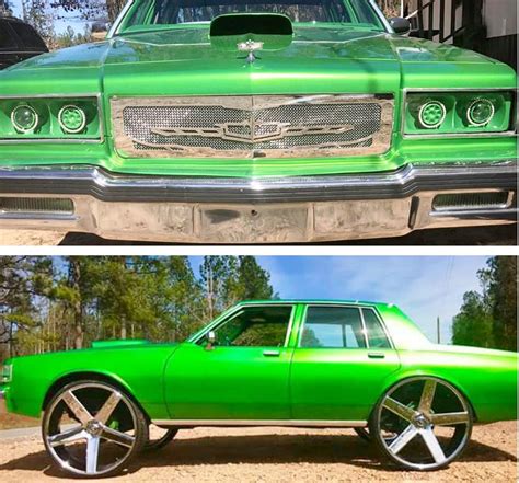 Ace 1 Candy Green Chevy Box On 30 Dub Ballers
