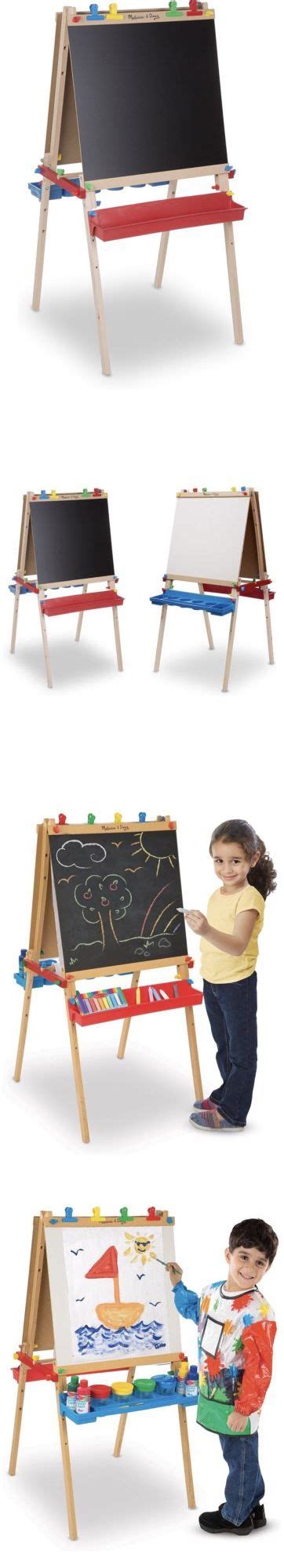 Easels 41204 Melissa And Doug Deluxe Standing Art Easel With Chalk Dry