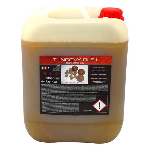 Tungový Olej 10lt Přírodní Rostlinný Olej Na Dřevo