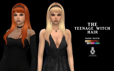 Teenage Witch Hair P At Leo Sims Sims 4 Updates