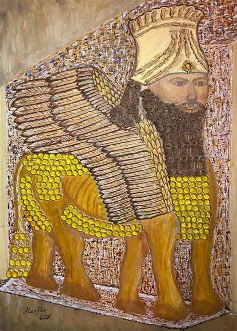 Gilgamish Mesopotamian Culture Painting By Almisfita Art Saatchi Art