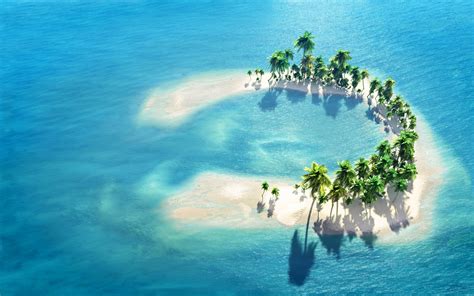 Very small island, Maldives - HD wallpaper download. Wallpapers 