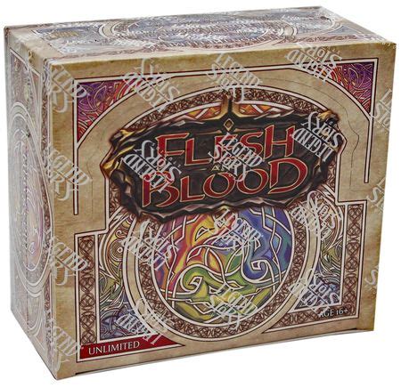 Tales Of Aria Unlimited Booster Box Of 24 Packs Flesh Blood