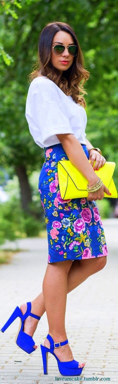 11 Floral Pencil Skirt Ideas Floral Pencil Skirt Outfits Style