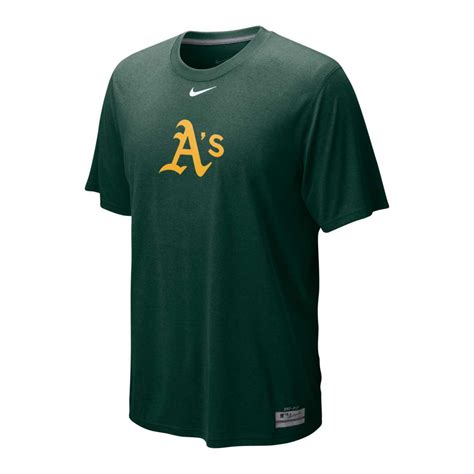 Lyst Nike Mens Oakland Athletics Drifit Logo Legend Tshirt In Green