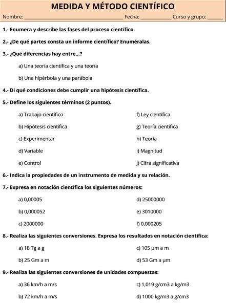 Física Y Química 3 Eso Resúmenes Ejercicios Actividades Esquemas