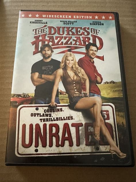 The Dukes Of Hazzard Dvd Unrated Jessica Simpson Widescreen