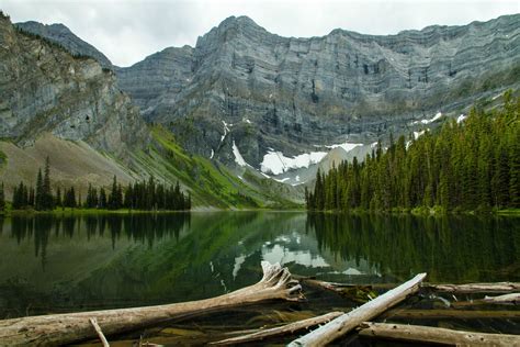 Rawson Lake Alberta Canada 4k Wallpaper