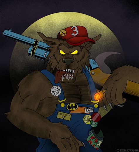 Bubba The Redneck Werewolf By Furrylovepup On Deviantart