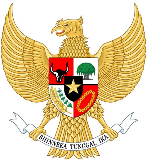 Garuda pancasila silhouette logo vector (.cdr). File:National emblem of Indonesia Garuda Pancasila.svg - Wikimedia Commons