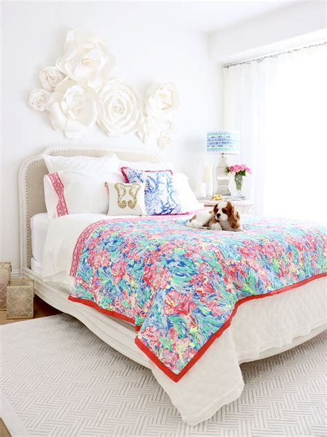 There are 398 lilly pulitzer room for sale on etsy, and they cost $33.24 on average. Colorful Bedroom Update with the new Lilly Pulitzer ...