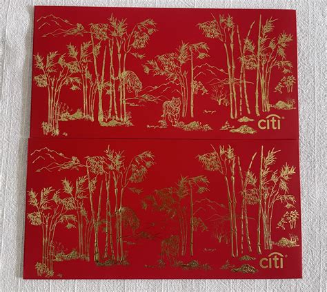 Citigold Private Client Citibank 2022 Ang pows red packets (20x