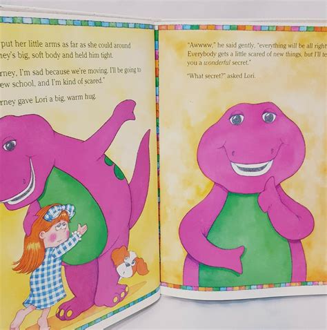 Just Imagine With Barney Hardcover Book Door Mary Shrode 1992 Etsy
