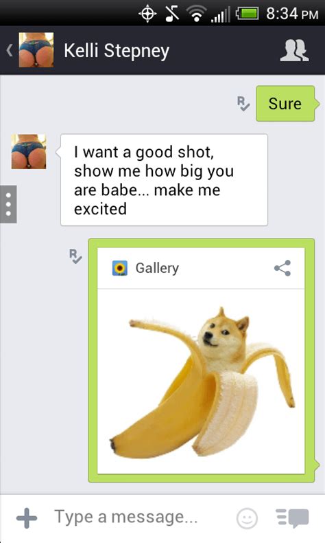 some random person started sexting me on kik the choice was clear r supershibe