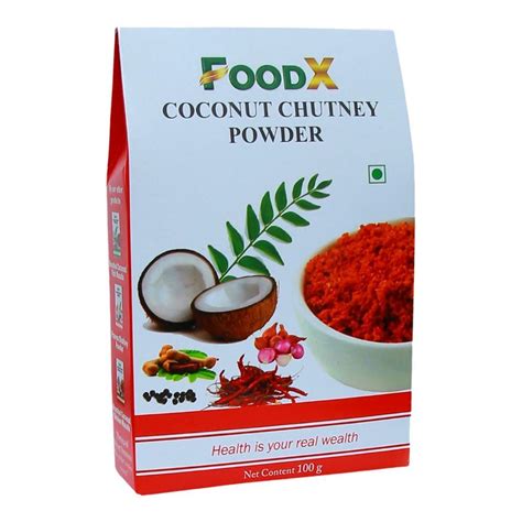 Foodx Vegetarian Roasted Coconut Chutney Powder 100gm Kottakkal