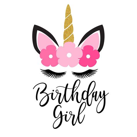 Birthday Girl Unicorn Svg Etsy Birthday Girl Quotes Happy Birthday