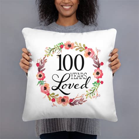 100th Birthday Ts For Women 100 Year Old Female 100 Etsy