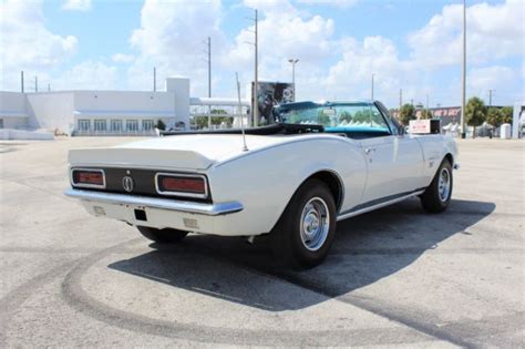 1967 Chevrolet Camaro Ss Rsss 10490 Miles Ermine White Convertible