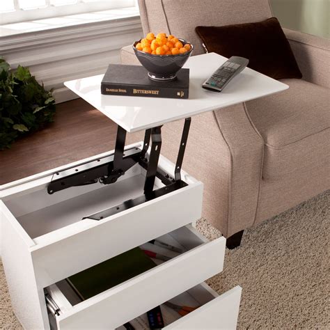 Monza Lift Top Slide Table Full Of Hidden Storage Table Storage