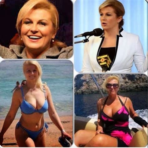 You Can T Beat This Croatian President Hits The Beach Clad In BIKINI