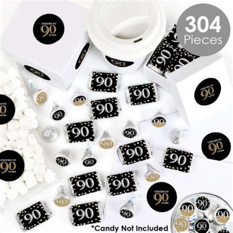 Big Dot Of Happiness Adult 90th Birthday Gold Birthday Party Candy
