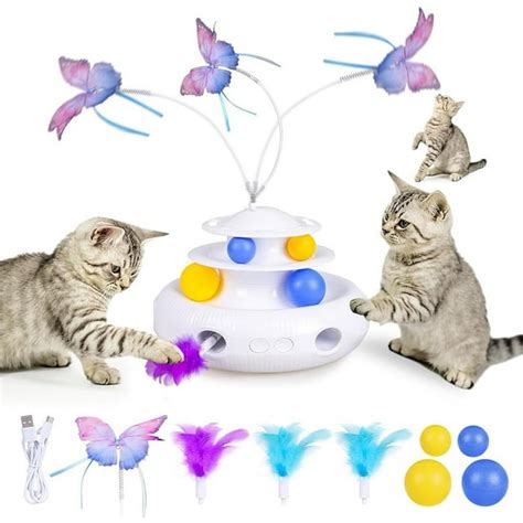 Cat Toys For Indoor Catsinteractive Cat Toy3 In 1 Automatic Usb