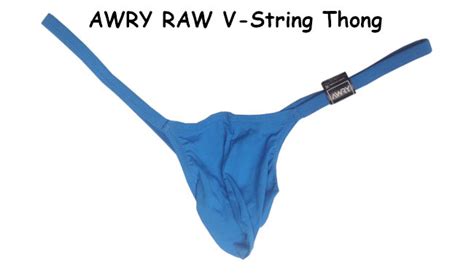 Review Awry Raw V String Thong The Bottom Drawer