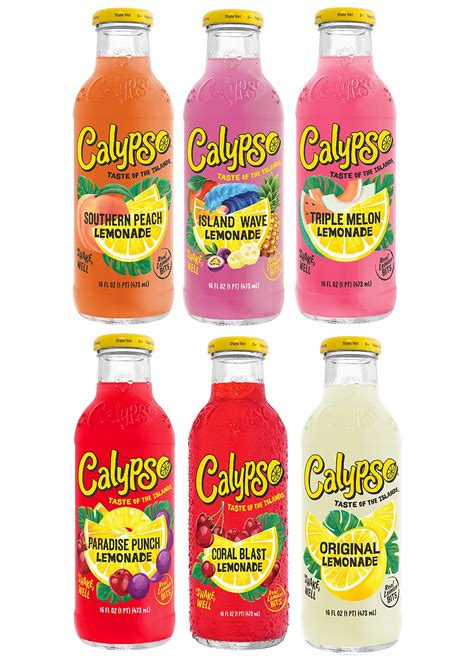 Buy Calypso Lemonade Made With Real Fruit And Natural Flavors 6