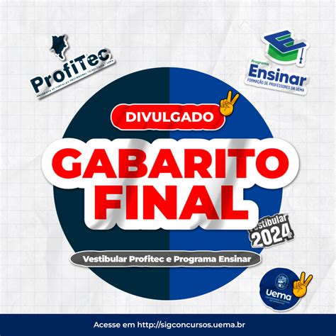 Gabarito Oficial Uema 2024