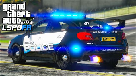 Gta 5 Lspdfr Ep339 Pursuits In A Subaru Sti Police Car Youtube