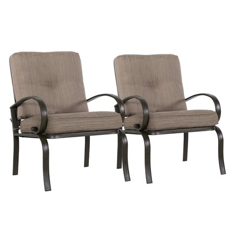 Cloud Mountain Set Of 2 Club Chairs Outdoor Patio Wrought Iron Dining