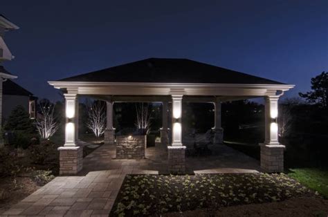 Naperville Pavilion Lighting Outdoor Lighting In Chicago Il