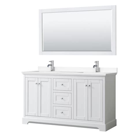 How doers get more done. Wyndham Collection Avery 60 in. W x 22 in. D Double Vanity ...